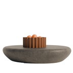 Fiastra Trivela Fruit Bowl - Brown - trivela fruitschaal bruin sfeerbeeld sokkel 1