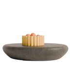 Fiastra Trivela Fruit Bowl - Yellow - trivela fruitschaal geel sfeerbeeld sokkel 1