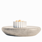 Fiastra Trivela Fruit Bowl - White - trivela fruitschaal wit sfeerbeeld sokkel 1