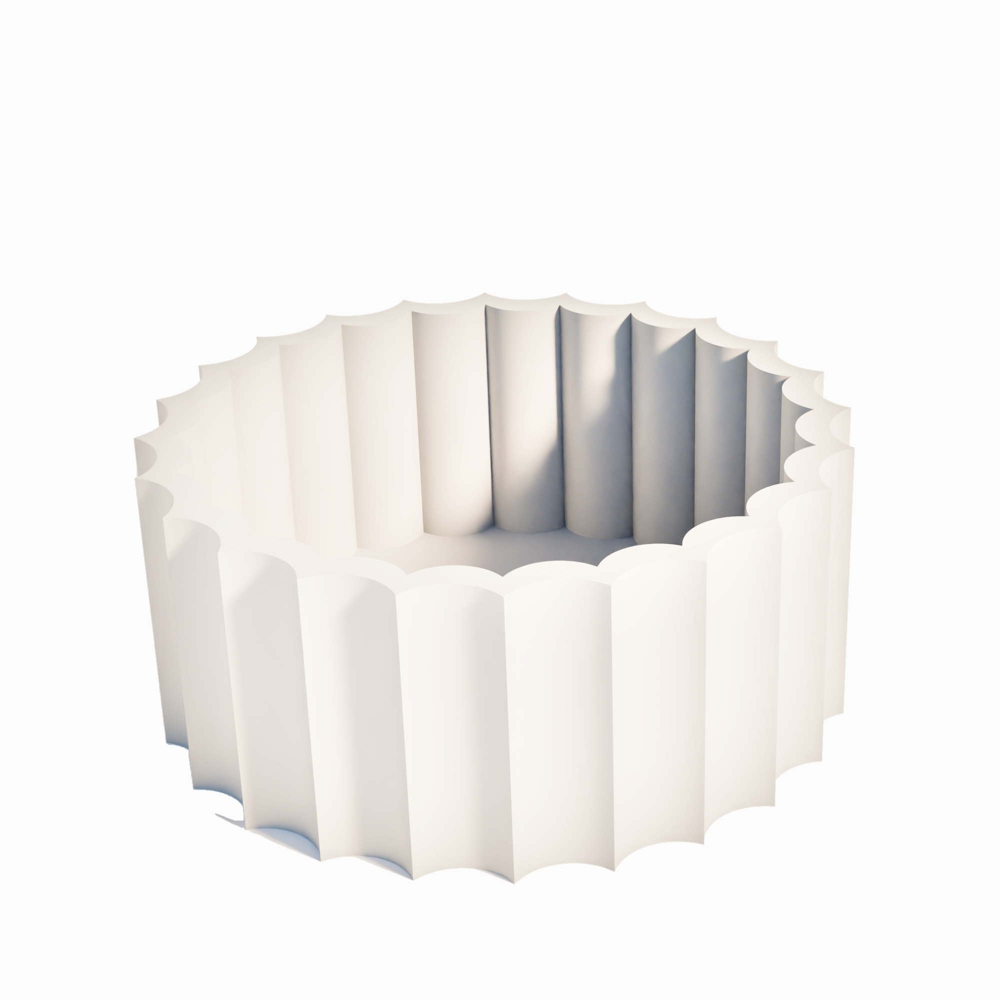 Fiastra Trivela Fruit Bowl - White - trivela fruitschaal wit studio 2