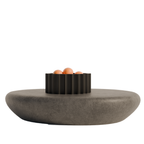 Fiastra Trivela Fruit Bowl - Black - trivela fruitschaal zwart sfeerbeeld sokkel 1