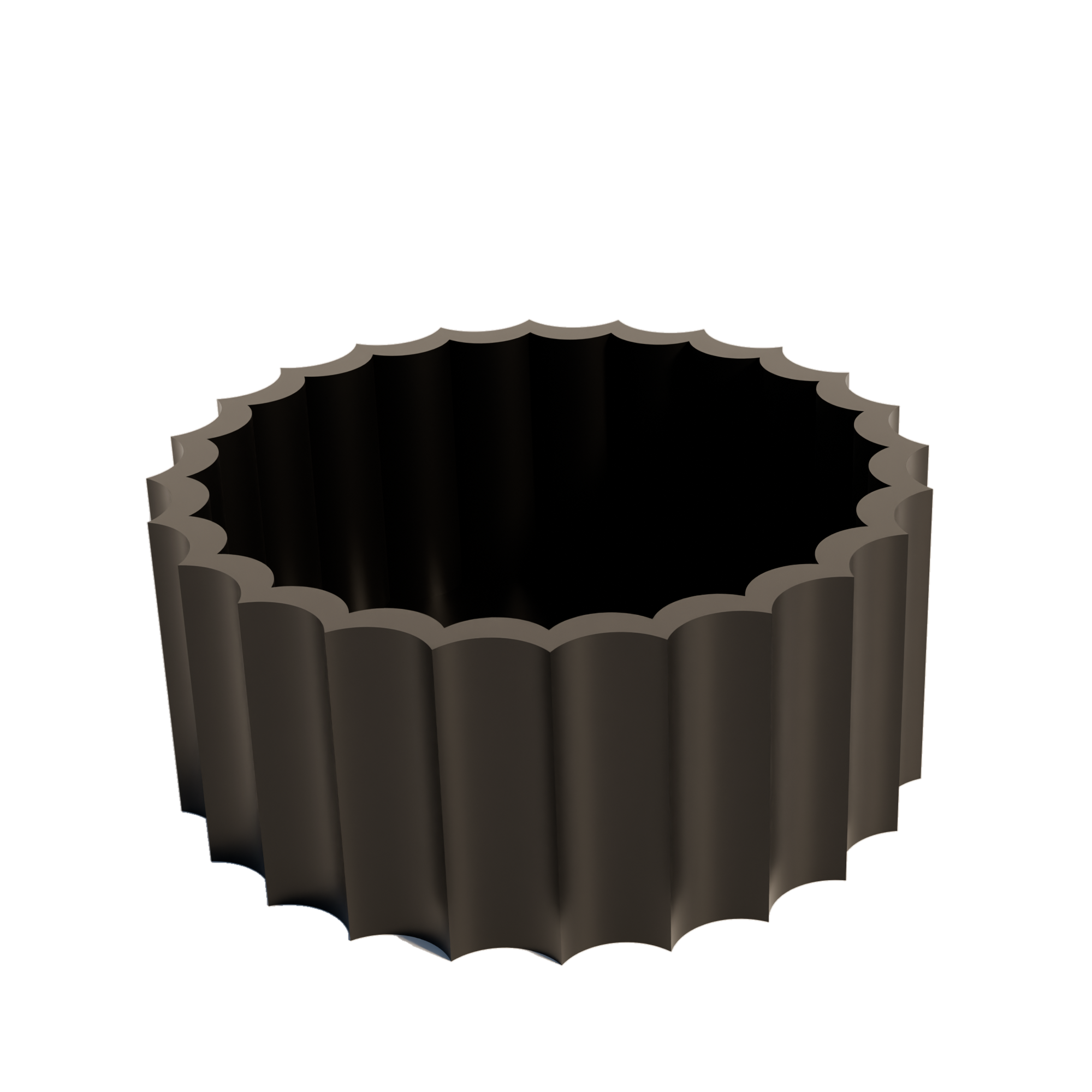 Fiastra Trivela Fruit Bowl - Black - trivela fruitschaal zwart studio 2