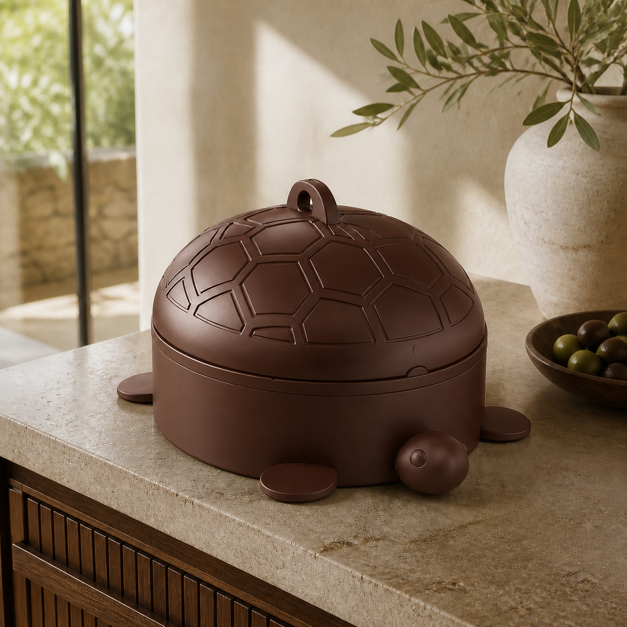 Turtle Centerpiece - Brown