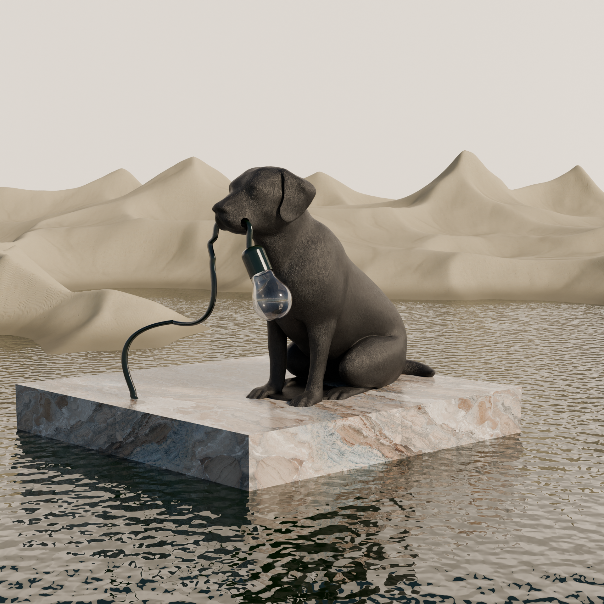 Personalized Dog Lamp