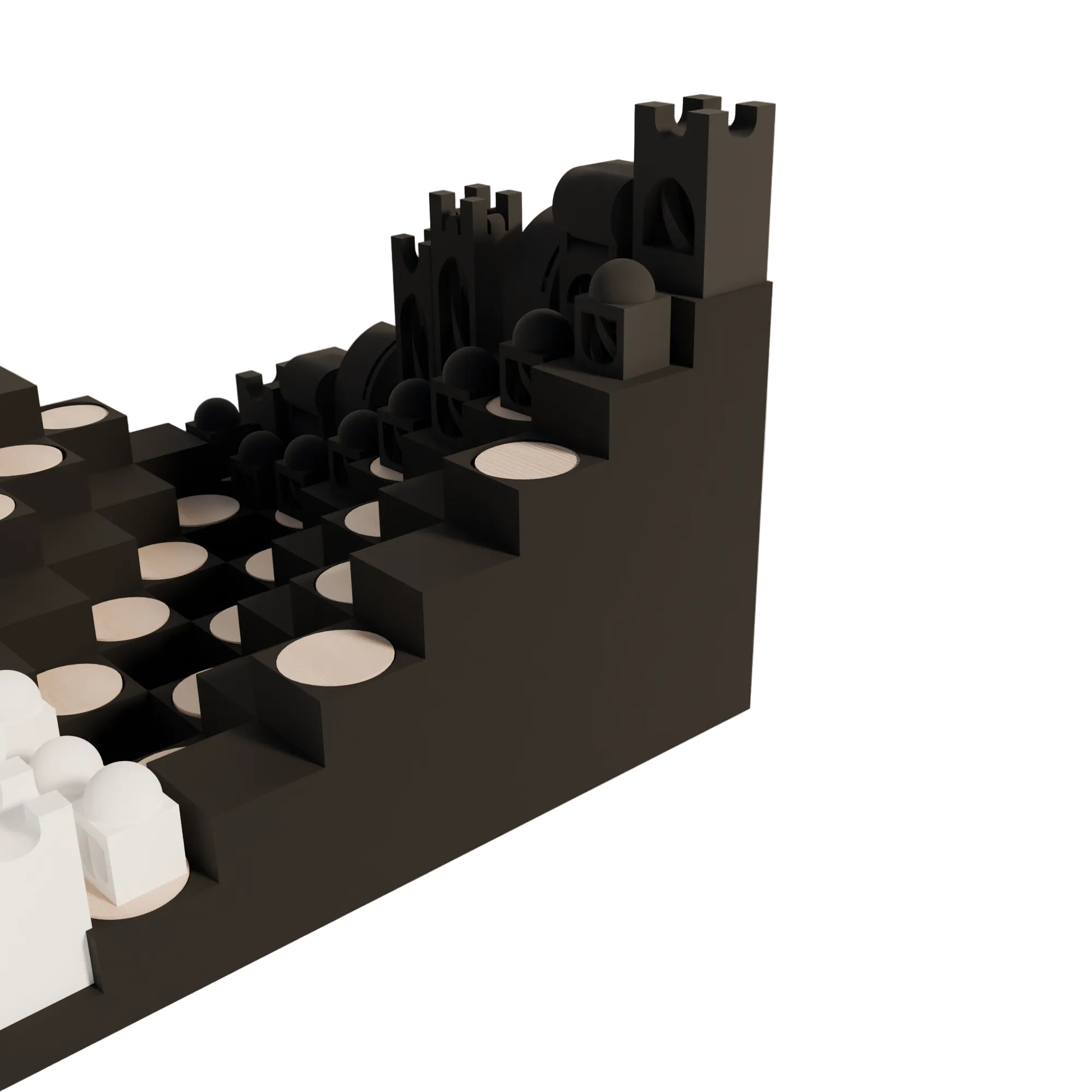 Milano Three-dimensional Chess Board