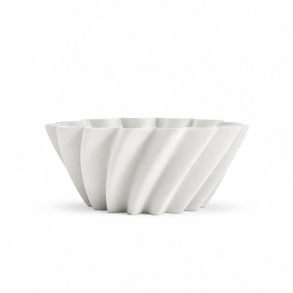 Montecosaro Fruit Bowl – White front empty