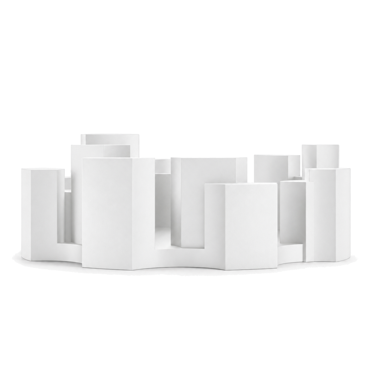 Fiastra Marova Fruit Bowl – white front view marova fruit bowl