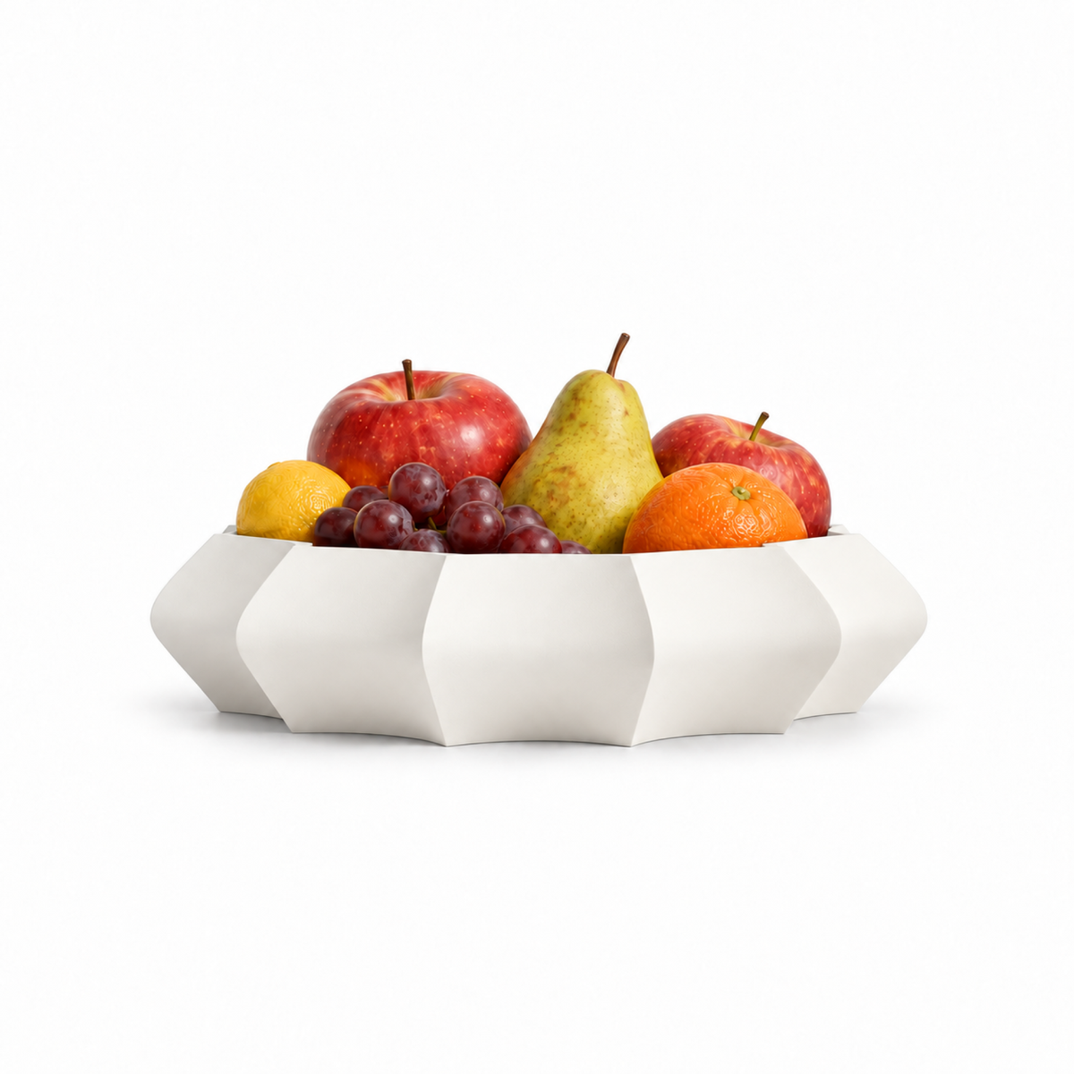 Manarola fruit bowl – White front with fruit