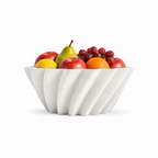 Montecosaro Fruit Bowl – White front with fruit