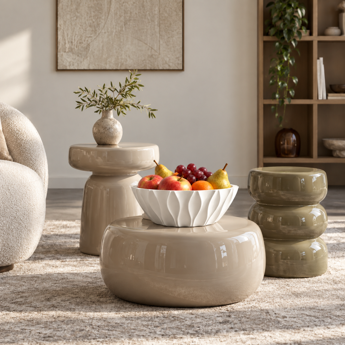 Bolognola fruit bowl white – White lifestyle 1