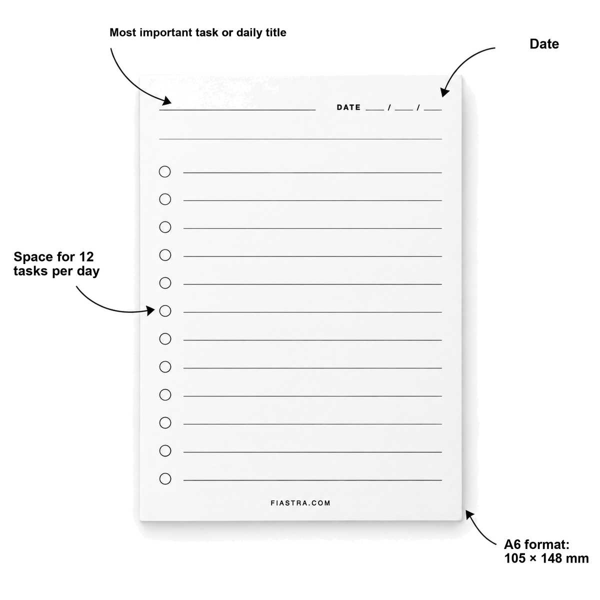 Refill Pack (100 Cards) for the Focus Productivity Kit