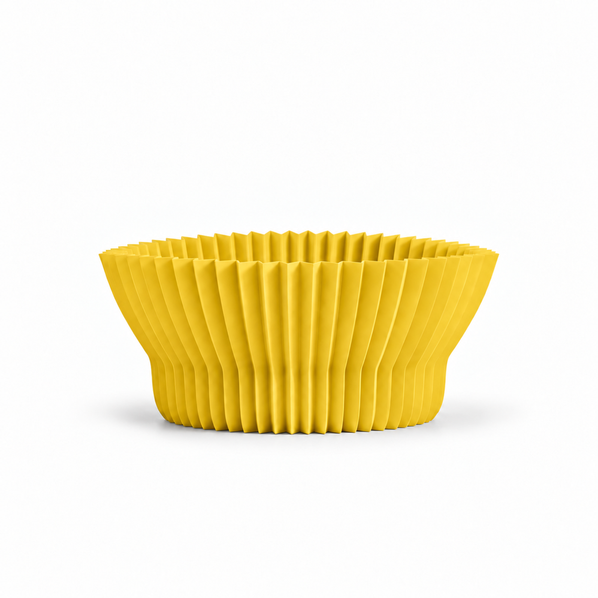 Cortona fruit bowl – Yellow front empty