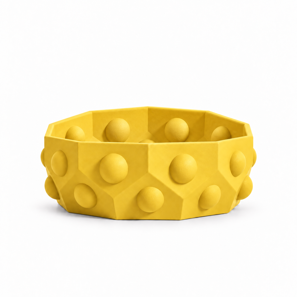 Numana Fruit Bowl – Yellow front empty