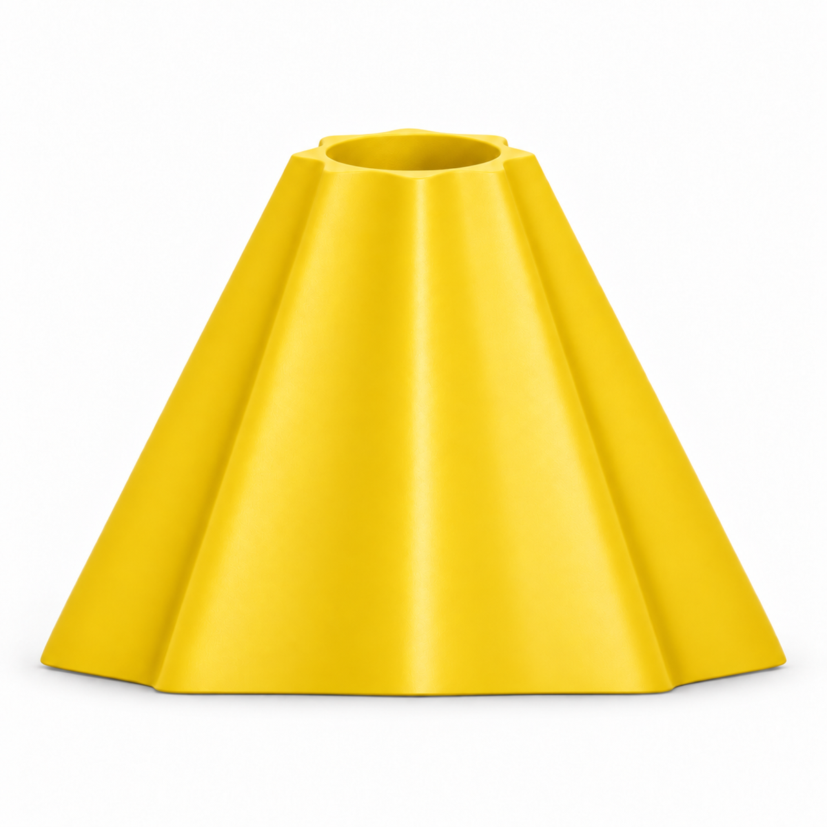 Montelara Vase Medium – yellow front view montelara vase