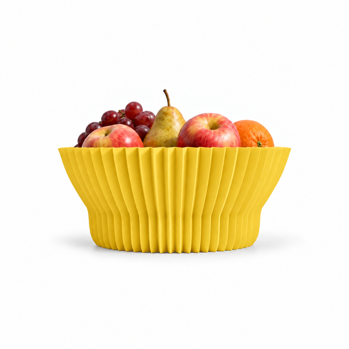 Cortona fruit bowl – Yellow front with fruit