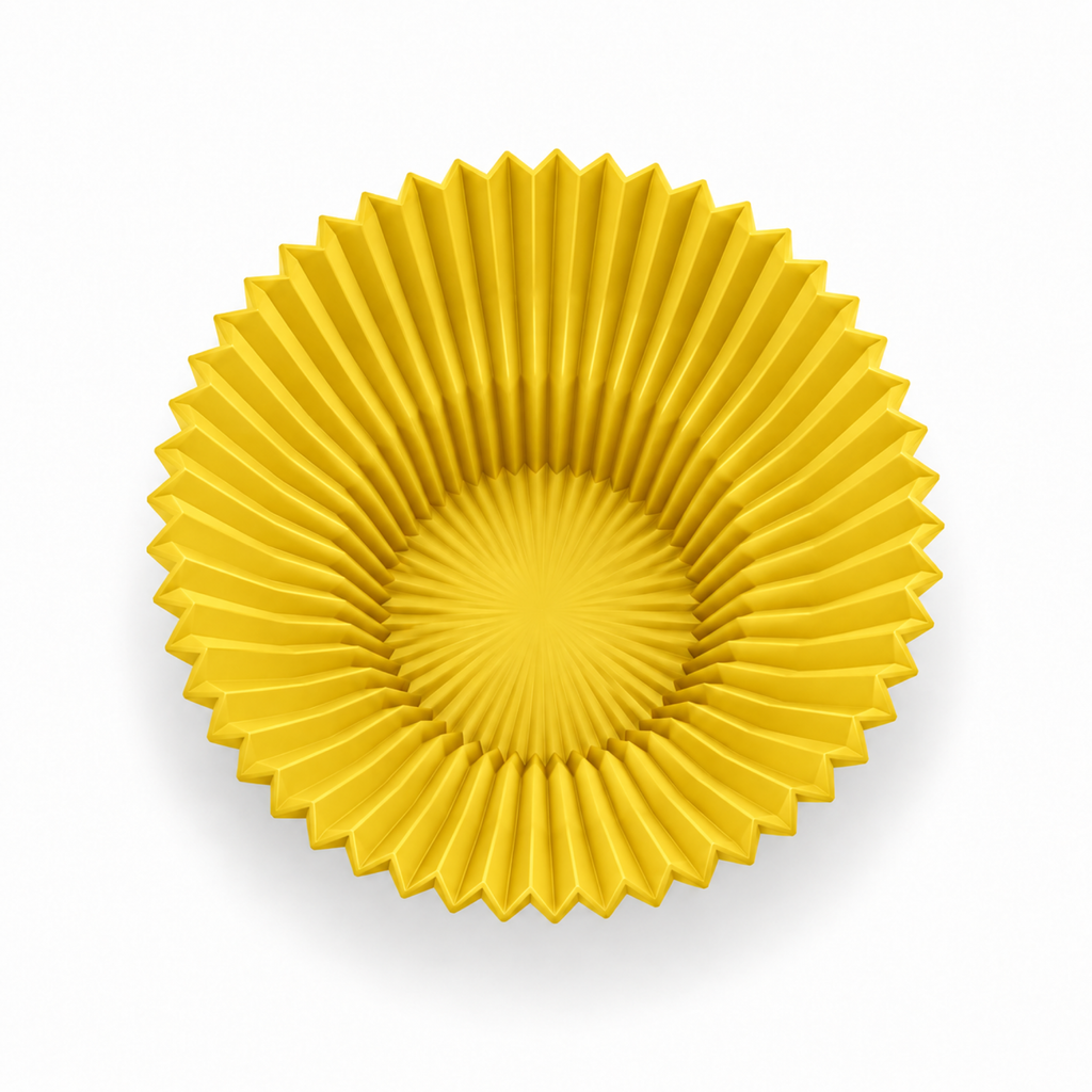 Cortona fruit bowl – Yellow top empty