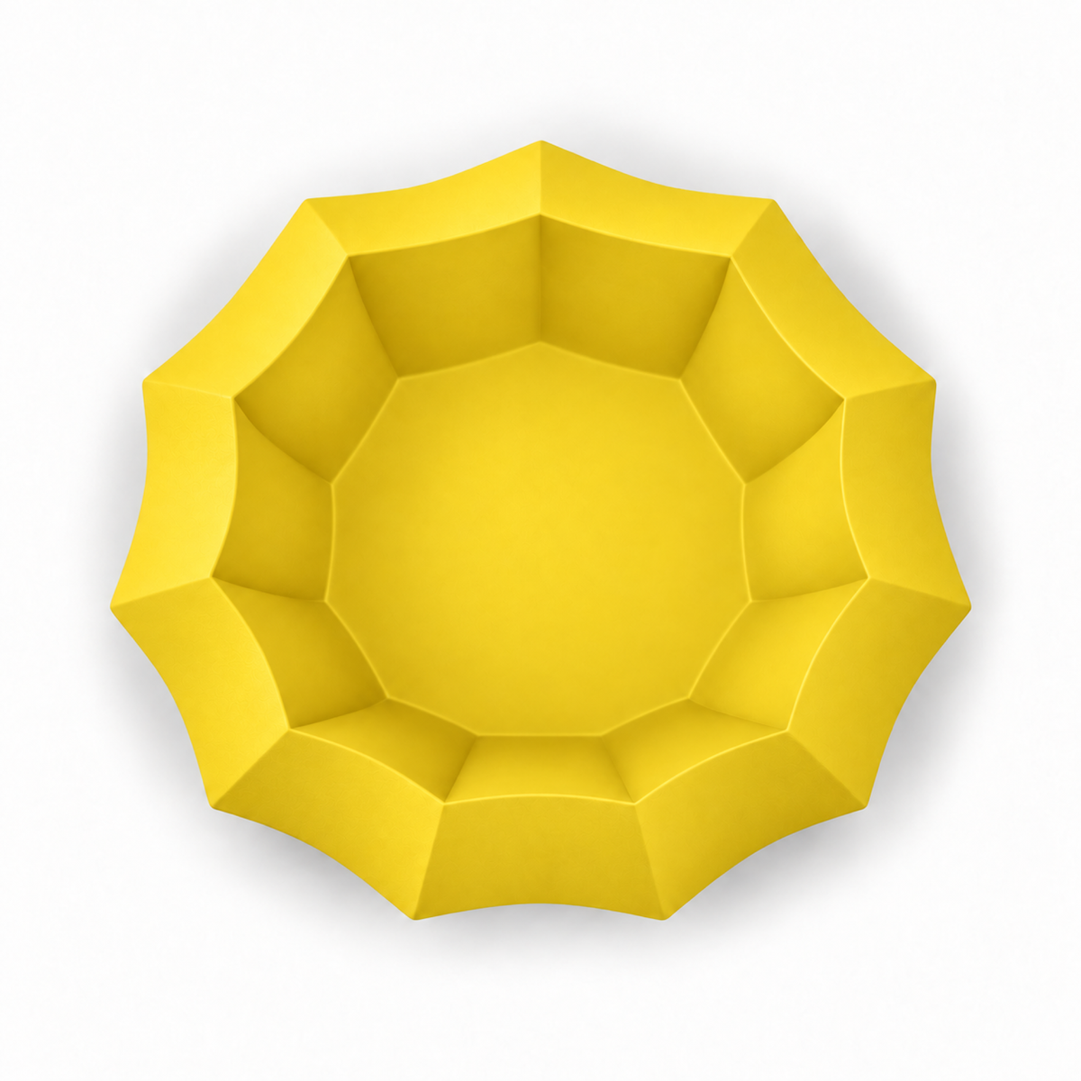 Manarola fruit bowl – Yellow top empty