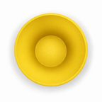 Montefioralle fruit bowl red edition – Yellow top empty