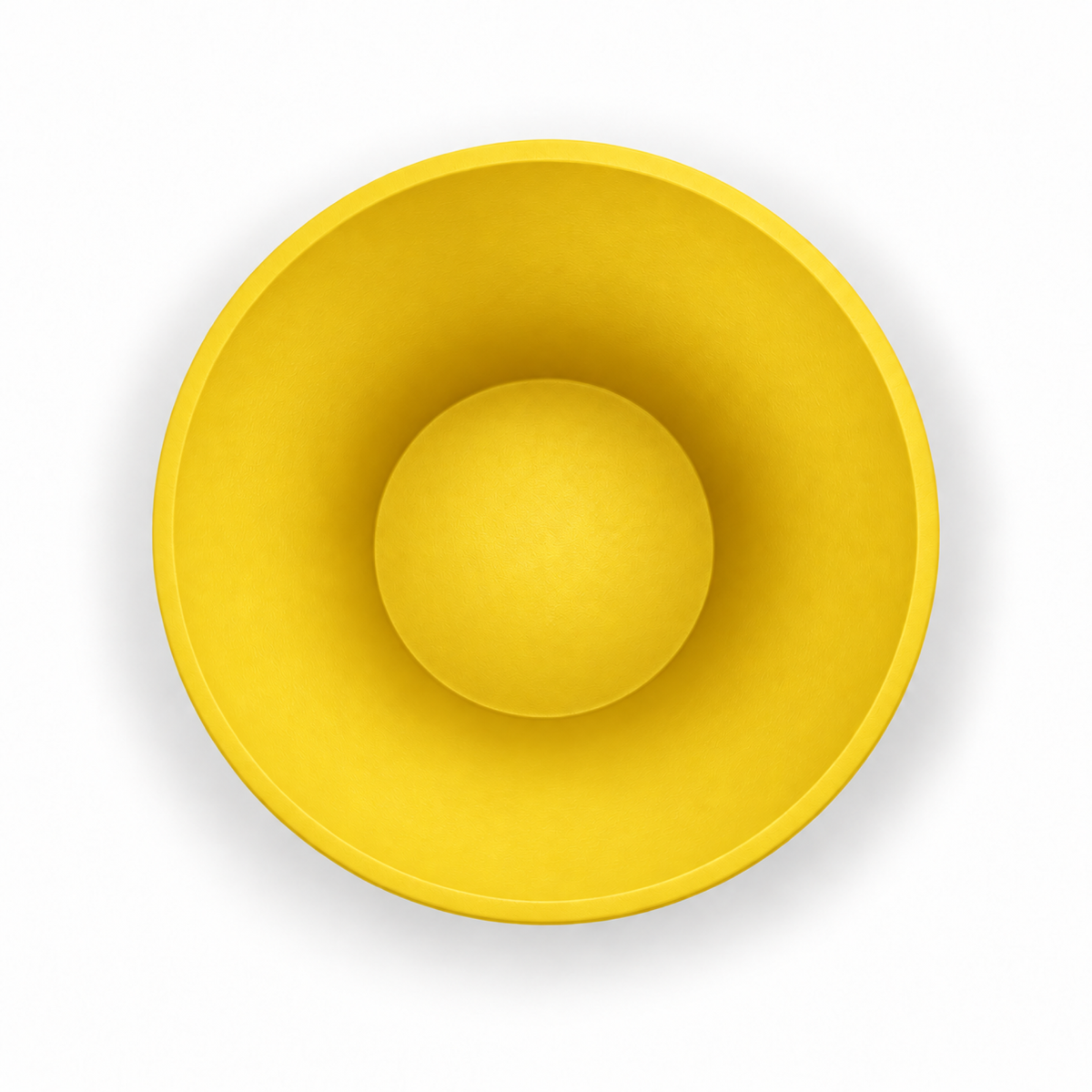 Montefioralle fruit bowl red edition – Yellow top empty